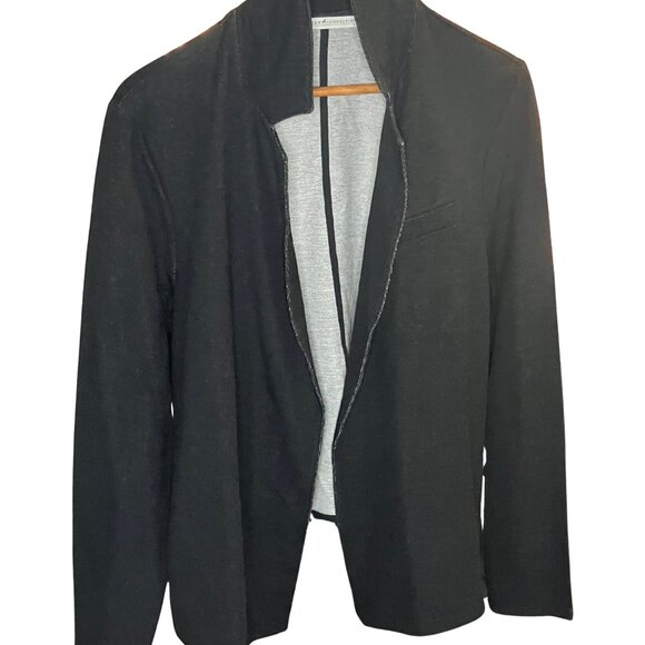 Peruvian Connection Black Open Front Cardigan Jacket Size XL - Picture 7 of 7